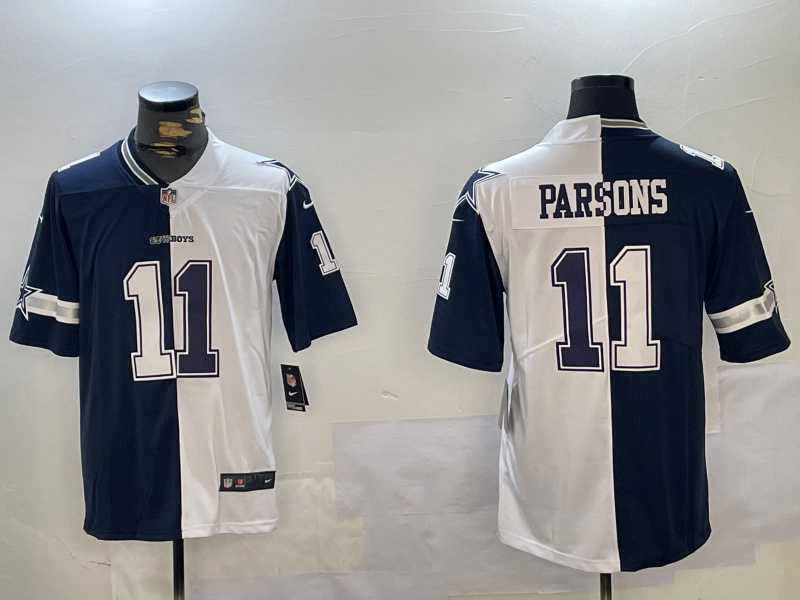 Men%27s Dallas Cowboys #11 Cedrick Wilson White Navy Vapor Limited Stitched Jersey Dzhi->dallas cowboys->NFL Jersey
